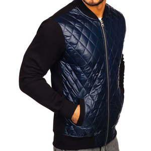 Blouson Bomber Homme Personnalisé Style Hip-Hop en Tissu Respirant et Élastique avec Lettrage en Polaire/Polyester - Product Image 4