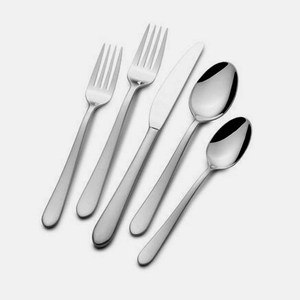 Modern Luxury Stainless Steel Silver Plated Bold Handle <b>Spoon</b> <b>Fork</b> and <b>Knife</b> <b>Set</b> - Product Image 2