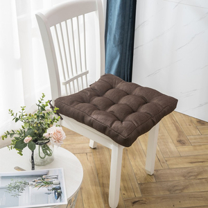 Premium quality Seat Pads for Dinning <b>Chair</b> 100% Cotton Filled with Straps Custom Size & Color Super Soft office use <b>chairs</b> - Product Image 5