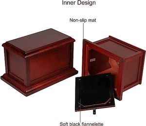 Solid <b>Wooden</b> <b>Urns</b> <b>for</b> Adult Male, Cremation <b>Urns</b> Eco-Friendly <b>Wooden</b> Casket <b>Urn</b> <b>for</b> Human <b>Ashes</b> Adult Female - Product Image 5
