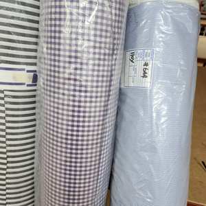 Made in Korea Cotton Woven Stripe Print Fabric Cool Hygienic Lightweight for Student Uniform Shirt Men Women Dress - Product Image 4