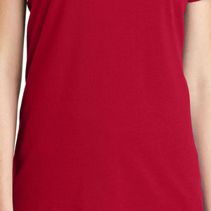 เสื้อโปโลผ้าฝ้ายแขนสั้นระบายอากาศเสื้อคอปกเสื้อเปิดลงเสื้อยืดโปโลผู้หญิงขายส่งโลโก้ที่กำหนดเอง - Product Image 6