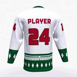 Unisex Sportswear Ice Hockey Uniform Custom Team Breathable Lightweight Waterproof Anti-Bacterial Quick Dry Polyester High - Product Image 4