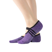 Chaussettes de yoga antidérapantes, chaussettes respirantes en maille pour l'été, chaussettes de Pilates professionnelles pour femmes, chaussettes de fitness Pilates