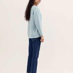 Manufacturer Custom <b>Crewneck</b> Fleece Cotton <b>Sweater</b> Oversized <b>Crewneck</b> Vintage Women Sweatshirt - Product Image 6
