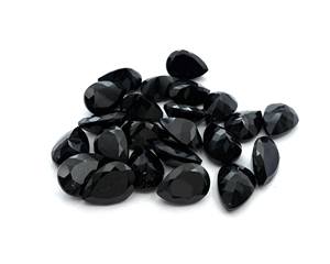 Collar de turmalina negra Natural de alta calidad, certificado IGI, 10*14mm, piedras facetadas de pera de corte brillante, piedras preciosas sueltas transparentes - Product Image 1