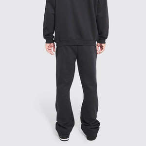 กางเกงขาบานลำลองผ้าแห้งเร็วผ้าถักสีพื้น2025เป็นมิตรกับสิ่งแวดล้อมสำหรับฤดูหนาวกำหนดได้เองทุกขนาด - Product Image 6