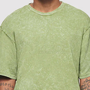 Offre Spéciale coupe ample imprimé 100% coton T-Shirt pour hommes respirant en gros sur mesure couleur unie lavage à l'acide T-Shirts - Product Image 5