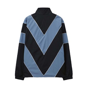 Veste Anorak Coupe-Vent Homme 2026 en Nylon Color Block avec Fermeture Éclair et Poches Latérales, Impression Sérigraphique Personnalisée – Vente en Gros - Product Image 4