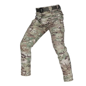 Unisex Lightweight Breathable Canvas Tactical <b>Cargo</b> Pants Water Resistant <b>Work</b> Outdoor with Multi-Pockets Hiking Cordura Vintage - Product Image 4