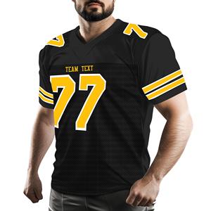 Nuevos diseños de temporada, camiseta de fútbol americano, transpirable, logotipo personalizado, sublimación, camisetas para hombres y mujeres - Product Image 1
