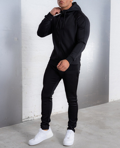 Conjunto Deportivo de Algodón Ligero con Capucha para Hombre, Estilo Urbano, de Alta Calidad OEM - Product Image 3