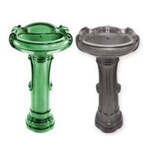 อ่างล้างหน้าเซรามิกแบบเรียบง่ายชุดอ่างล้างมือแบบแท่นชุดห้องน้ำกันรอยเปื้อนสำหรับโรงพยาบาลวิลล่าส่งตรงอินเดีย - Product Image 5