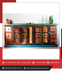 Meubles en bois de récupération personnalisés de haute qualité en gros en vrac pour chambre à coucher maison hall et salon pour salle à manger-fabricant fournisseur - Product Image 3