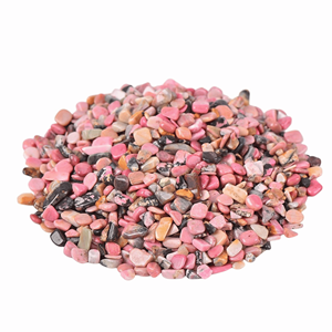 ชิป Rhodonite ขัดหินอัญมณีธรรมชาติสำหรับตกแต่ง lapidary สำหรับทำเครื่องประดับรักส่งตรงจากประเทศจีน - Product Image 1