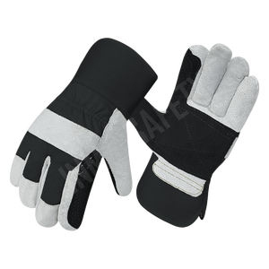 ถุงมือเชื่อมหนังวัวแท้แบบหนาพิเศษ เสริมความแข็งแรงเพื่อความปลอดภัยในงานอุตสาหกรรม แห้งเร็ว ป้องกันไฟฟ้าสถิต ป้องกันมือสำหรับช่าง - Product Image 4