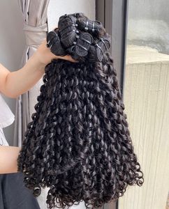 Meilleure qualité HD dentelle frontale bouclée Bob courte coupe lutin perruque de dentelle 100% cheveux humains naturels pour les femmes noires de vietnamien humain - Product Image 4