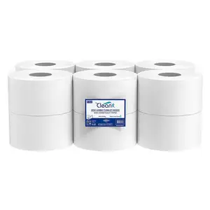 Туалетная бумага Rulopak Mini Jumbo K3,5(12 рулонов) Jumbo рулон, набор туалетной бумаги 12 рулонов