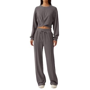 Conjunto Deportivo de Lujo Personalizado, Sudadera Corta y Pantalones Deportivos, Traje Deportivo de 2 Piezas para Mujer 2026, Traje Deportivo para Hombre 2026 - Product Image 1