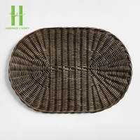Best-seller Napperons festonnés en bambou tissés à la main et assiettes de présentation bohème écologiques pour décoration de table de mariage Vietnam