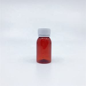 Venta directa de fábrica, botella de jarabe de PET de grado médico de 50ml, Color marrón a prueba de luz con marcas graduadas para medicina líquida - Product Image 5