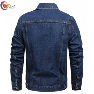 Ropa de moda Hombres Jeans Chaqueta a prueba de viento Hombres Jeans Chaqueta Venta caliente Hombres Jeans Chaqueta de invierno - Product Image 2