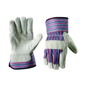 NOUVEAU Gants de travail en cuir de vachette OEM Style uni Taille moyenne et grande Gants de mécanicien en cuir personnalisés Vente en gros OEM - Product Image 1