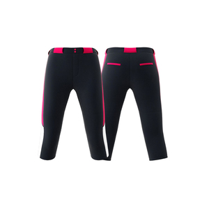 Vêtements de baseball Pantalons de baseball unis Teinture unie Qualité supérieure Prix raisonnable Fermeture personnalisée Pantalons de baseball Service OEM - Product Image 4