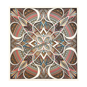 Décoration murale en bois découpée au laser multicouche moderne, motif paysager printanier, forme carrée, accents décoratifs à suspendre pour la maison, best-seller - Product Image 6
