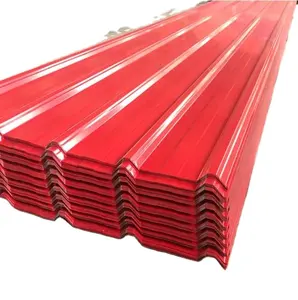 钢板铁屋面Gi波纹金属涂层镀锌屋面高强度钢板波纹钢屋面板材