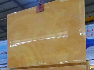 Losa de piedra de ónix amarillo artesanal, losa de mármol de ónix, losa de ónix de caramelo de miel - Product Image 5