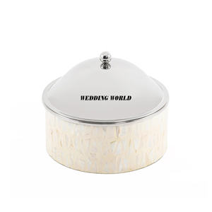 Casserole décorative en nacre de qualité supérieure, faite à la main, design élégant, dernière nouveauté, chauffe-plats en métal design - Product Image 1