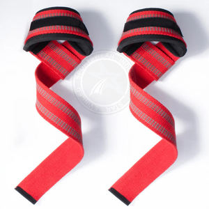 Venta al por mayor de alta calidad de alta resistencia ajustable antideslizante correas de levantamiento de pesas de algodón con diseño personalizado Logo Color - Product Image 5