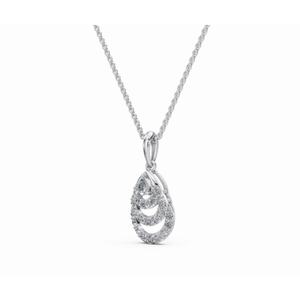 Colgante de Lujo con Corte de Pera y Redondo, Diamante Cultivado en Laboratorio de 0.289 Ct, Joyería de Oro de 9 KT, 14 KT y 18 KT, Proveedor Mayorista OEM B2B para Exportación - Product Image 5