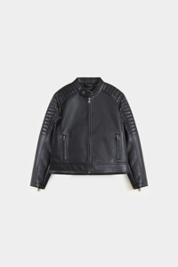 Veste en cuir pour enfants à la mode, veste élégante et chaude pour garçons et filles, vestes confortables, vente en gros, design personnalisé, imperméable - Product Image 4