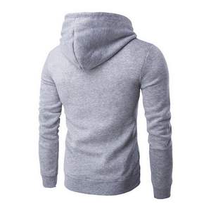 Latest Winter Man Streetwear Loose Fit Heavyweight Puff Printed Embroidered Boxy Fit Plain Hoodies with String - Product Image 5