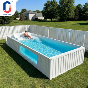 Piscina Prefabricada de Fibra de Vidrio para Contenedores de Envío Personalizados, Piscina Elevada para Exteriores - Product Image 4