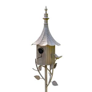 Bài hiện đại phong cách kim loại mạ kẽm treo tường <span class=keywords><strong>Bird</strong></span> Feeder sử dụng cho trong nhà ngoài trời chim ăn sử dụng - Product Image 3