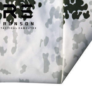 Tela de Nailon Cordura 500D, Estampado de Camuflaje Alemán <span class=keywords><strong>Flecktarn</strong></span> Schneetarn, Material Oxford Tejido, Ropa Deportiva Táctica - Product Image 4