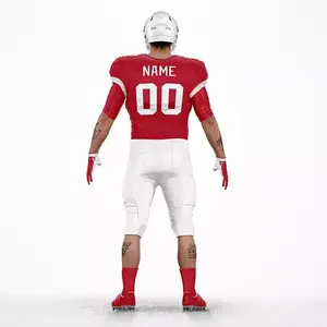Nuevo uniforme de fútbol americano personalizado hecho de 100% poliéster Digital sublimación impreso uniforme de fútbol americano - Product Image 4