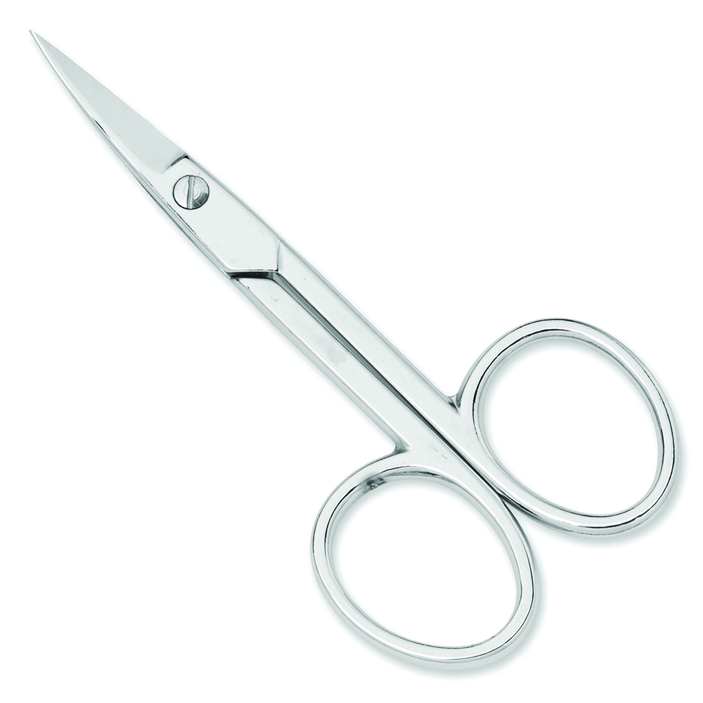 Professional Manicure Scissors with Extra Sharp Stainless Steel Tip & Blades Cuticle Nail Scissors Featuring Ceramic Handle