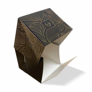 Boîtes en carton mod. Mini SAVOIR 4 Point Cake Glue - Personnalisé - 12x24 Blanc Brillant - Product Image 3