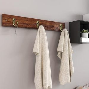 Aesthetic & Decorative Single Prong Robe <b>Hook</b> White Wall Mounted Coat <b>Hooks</b> for Hanging Scarf Bag Hat <b>Towel</b> With Screws - Product Image 1