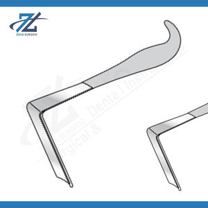 Lame de rétracteur Doyen de haute qualité, manuelle, 95 mm x 27 mm, en acier inoxydable chirurgical, certifiée CE, fabricant d'instruments au Pakistan - Product Image 2