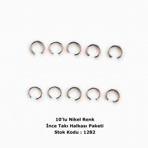 1282 ampio anello gioielli nichel