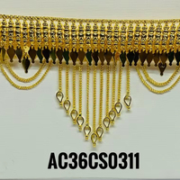 Conjunto de Joyería Árabe Chapado en Oro de 18K, Estilo Moderno, para Mujer, Joyería Africana, Gargantilla y Aretes para Boda Árabe en Dubái