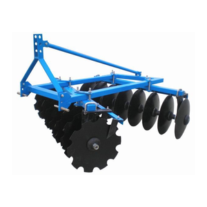 Grada de discos dentada pesada de 2.2m de ancho con 20+ cuchillas, montada en tractor, para preparación y labranza del suelo, equipo agrícola - Product Image 4