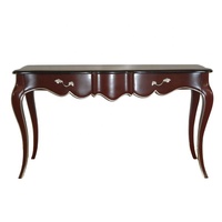 Table de Style français Table Console antique pour meubles de salon Table de couloir Table d'entrée Table Console en bois pour hôtel