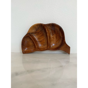 Vaisselle de qualité exclusive, plateau et plat de service pour desserts et en-cas, service de table en bois massif, idéal pour une salle à manger élégante - Product Image 3