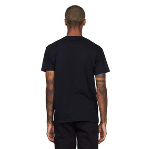 Ensemble T-shirt et pantalon évasé assorti avec peinture noire personnalisée, tenue streetwear pour homme, coton décontracté - Product Image 4
